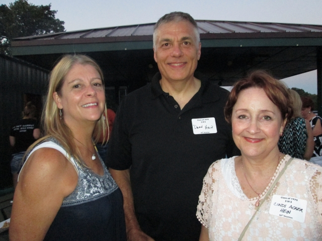 Friday night at Village Inn Barbara Dickey Lee, Dean Hein, and Cindi Acker-Hein