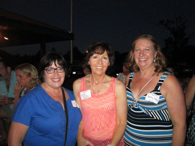 Friday night at Village Inn Julia Friesner Juhl, Kathy Micham Takeshita and Kathryn Tate Jacoby