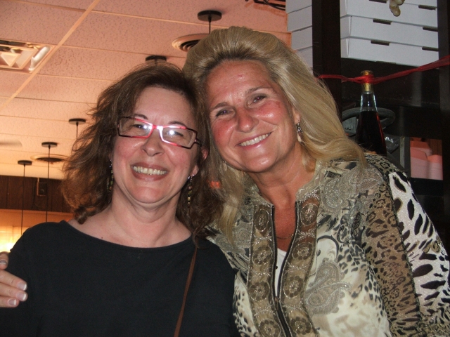 Good buddies Kim Dolce and Elvina Bergman